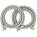 Plumb Pak Supply Hose, 34 in ID, 72 in L, Stainless Steel, BlueRed PP22816-2